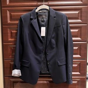 NWT Dark Navy Banana Republic Size 0 Blazer